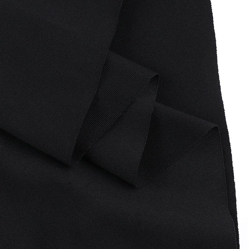XY24158 Été 2024 Nouvelle robe longue coupe slim avec taille cintrée sexy, manches courtes torsadées et fendues_voghion.com