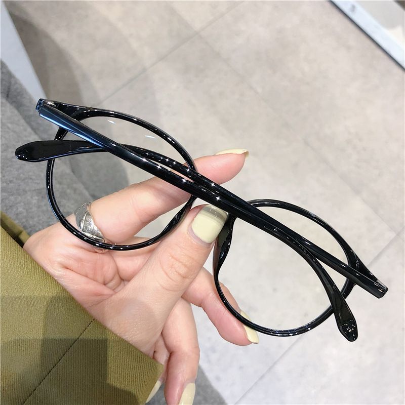 Nowości Modne okrągłe okulary blokujące niebieskie światło Minus Okulary damskie męskie Przezroczyste Klasyczne okulary korekcyjne Dioptrie_voghion.com