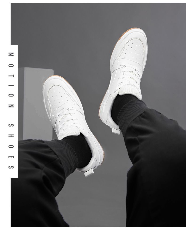 Zapatos de piel para hombre con alza, zapatos deportivos transpirables, zapatos blancos para niño, ropa deportiva y de ocio para estudiantes_voghion.com