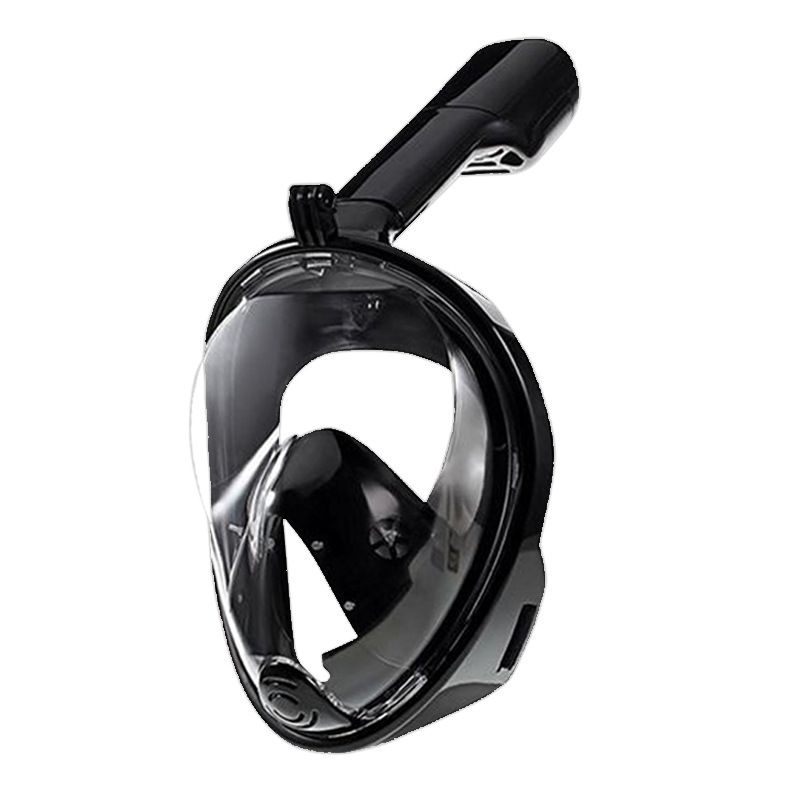 Maschera da snorkeling monotubo completamente asciutta per bambini, specchio da immersione con cornice grande_voghion.com