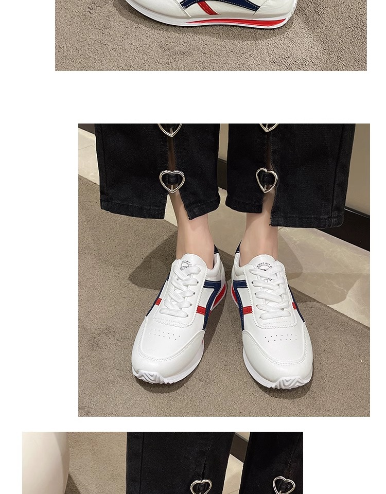 Sports Little White für Frauen 2024 Frühling Neue atmungsaktive Damen beliebt im Internet, Super Hot Forrest Gump Schuhe,_voghion.com