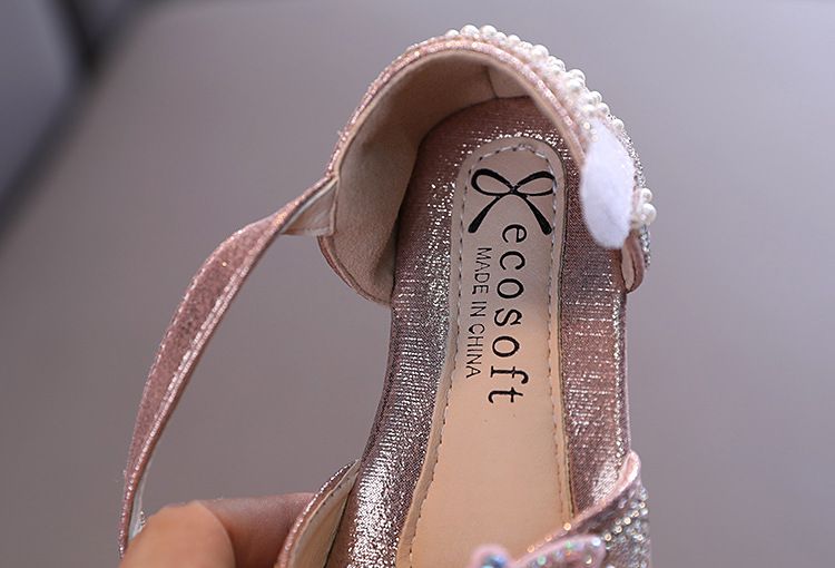 Mädchen Kleine Große Kind Prinzessin Casual Einzelnen Schuh Zeigen_voghion.com
