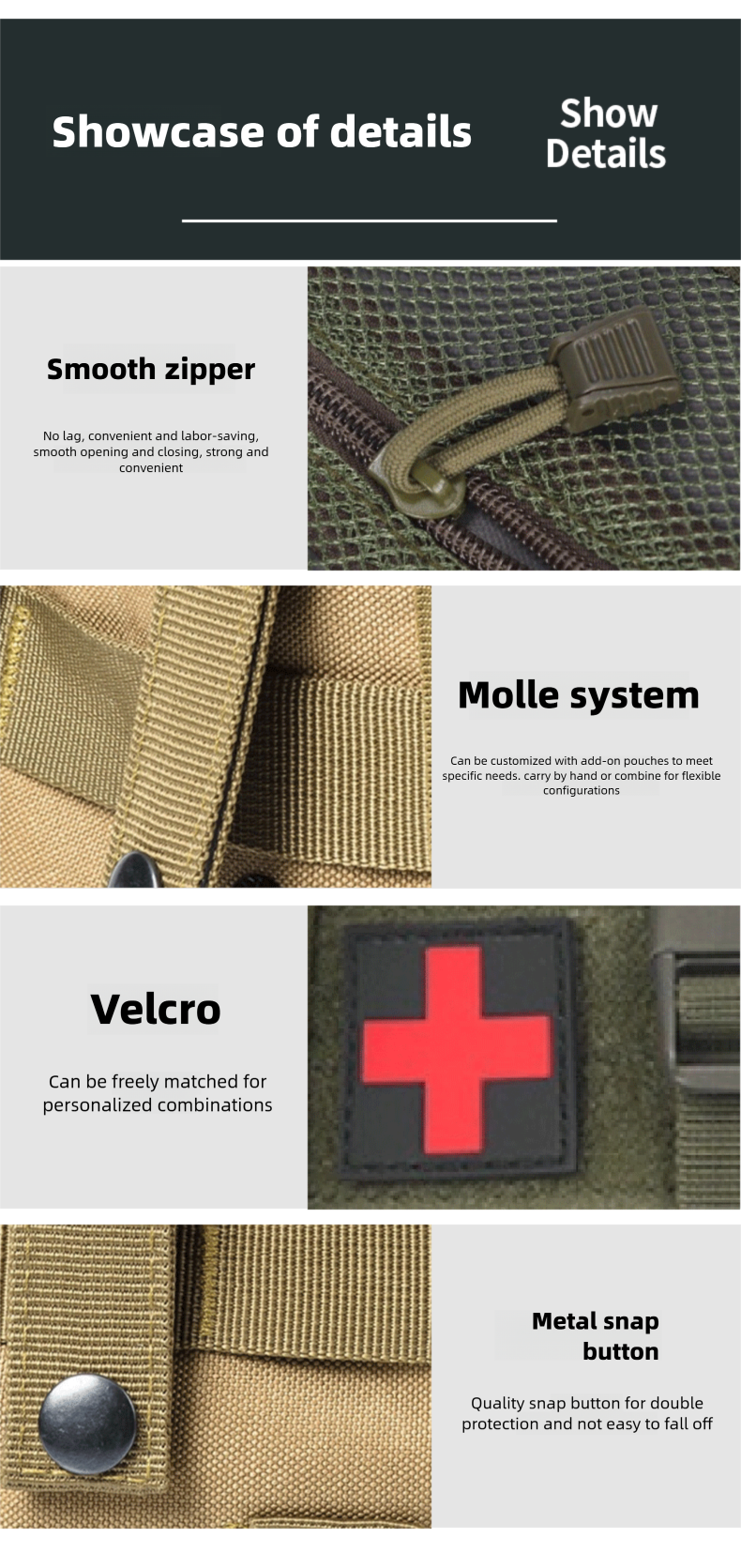 Tactical Camouflage Outdoor Medical Multi-Functional Field Emergency Supplies Reserve Firefighting Combat Rescue First_voghion.com