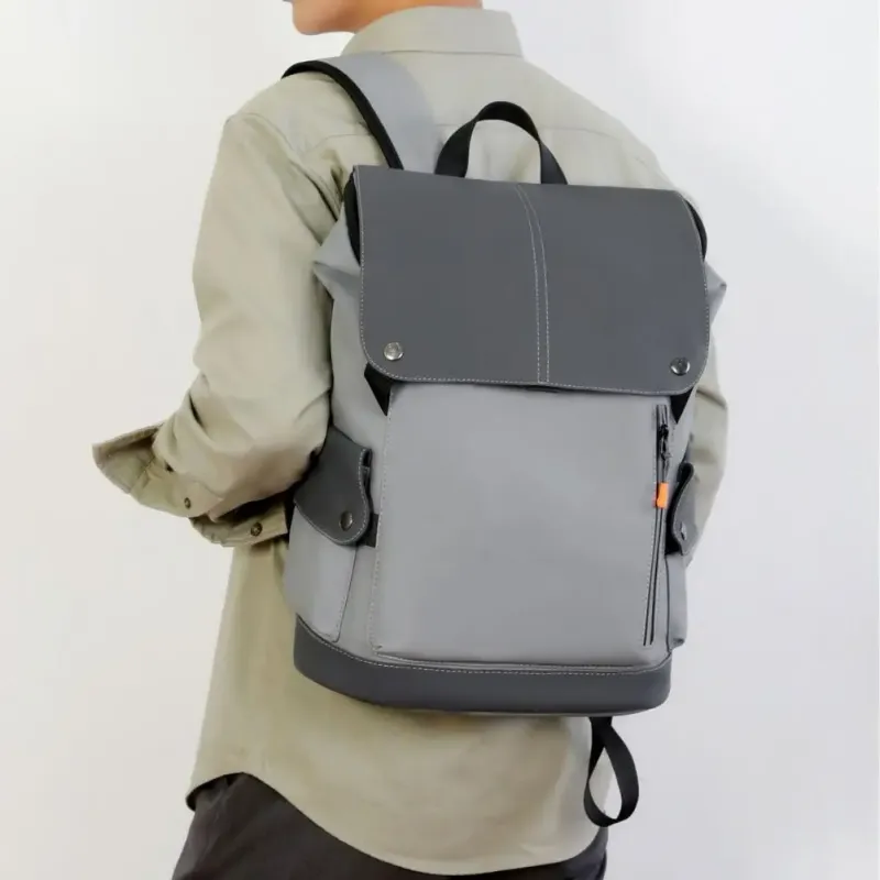 Reise-Laptoptasche, großer Reiserucksack mit mehreren Taschen, Löchern Kopfhörer-USB-Ladekabel, wasserdichtes Design für_voghion.com
