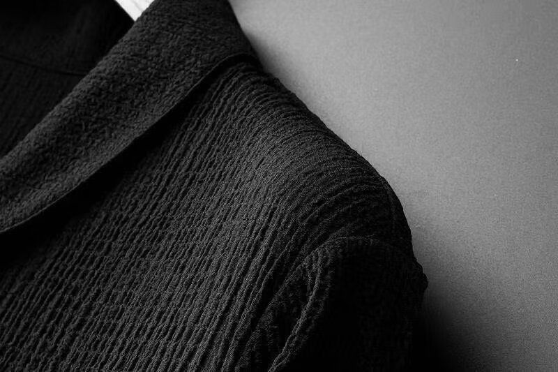 Men's Clothing 24 Summer Ultra-thin Half Sleeve Ice Silk Linen Suit Men's Cotton And Linen Two-piece Suit_voghion.com