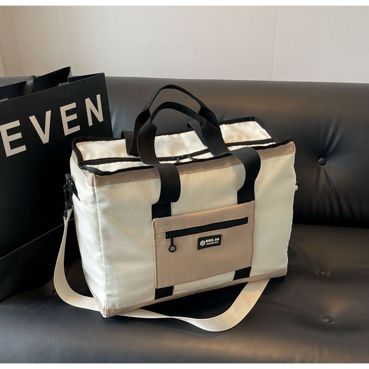 Modieuze lichtgewicht sport-fitnesstas Grote capaciteit Verplaatsbare draagbare opbergtas Schoenen Droog en nat Scheiding Yoga-trainingstas_voghion.com