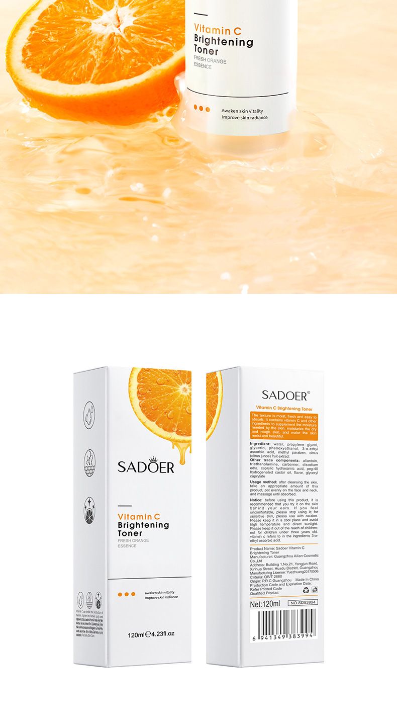 Vitamin C Whitening Skin Care Set Eye Face Cream Essence_voghion.com