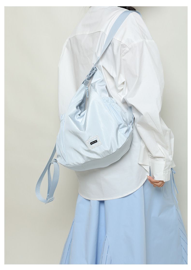 Versione coreana Ins Super Hot Nylon Donna 2054 Nuova Borsa a tracolla grande capacità Casual Lazy Monospalla_voghion.com