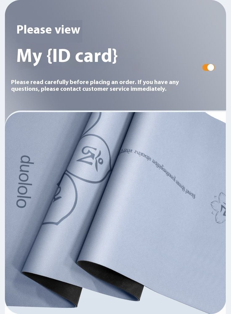 5 mm naturaalsest kummist jooga spordiala, PU-nahast poolringikujuline matt jõusaali jaoks, libisemisvastane, higi imav,_voghion.com