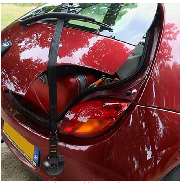 Saugnapf für Autozelte im Freien, schwarzer Saugnapf mit Seilhaken, Saugnapf für Zelte im Freien, Gummiblasenanhänger_voghion.com