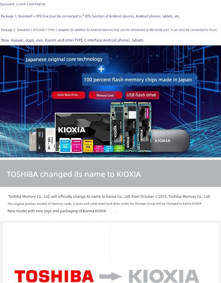 Pen drive USB criativo de alta velocidade Qixia Toshiba 32GB Falcon 3.0 128GB para carro e negócios 64GB_voghion.com