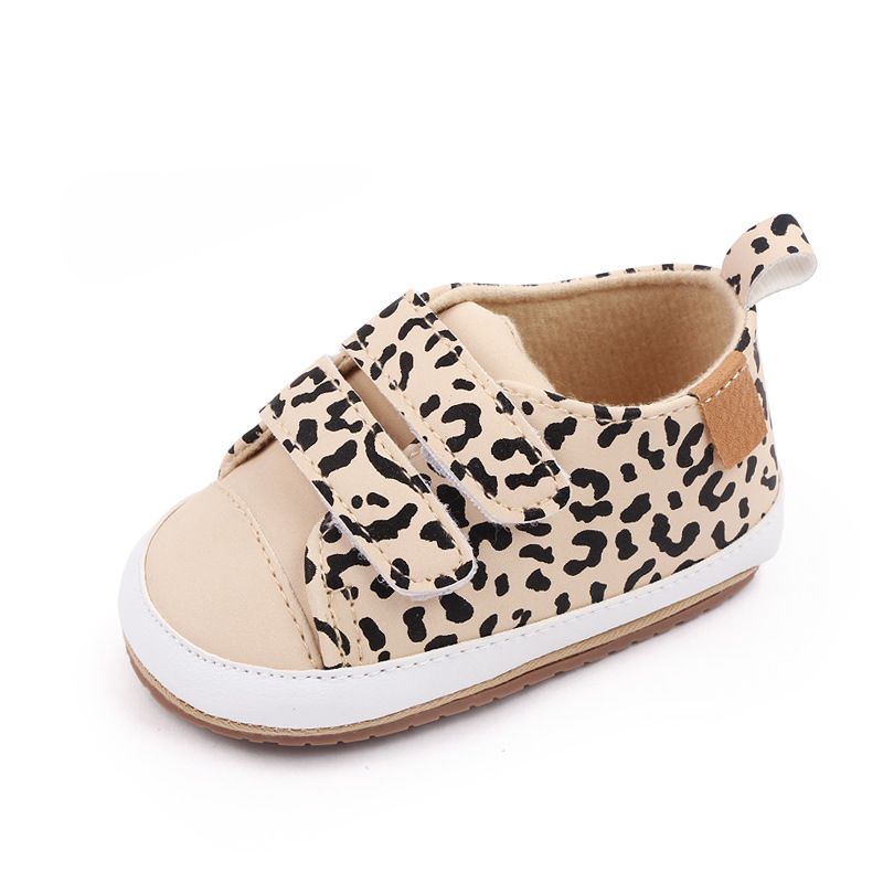 Mère et enfants printemps et automne chaussures bébé 3-6-12 mois bébé double Velcro chaussures enfant en bas âge chaussures bébé M22-13_voghion.com