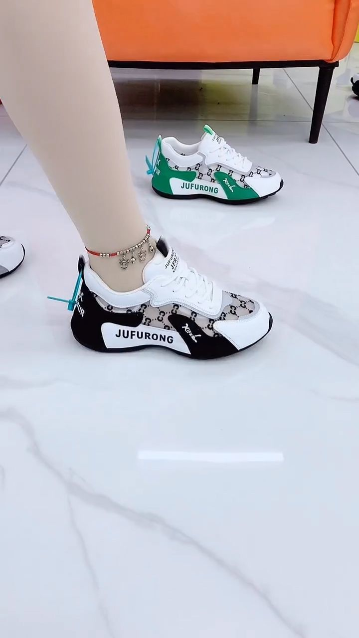 Elpojoši sieta tēta apavi sievietēm 2023. gada jaunā vasaras smalkmaizītes daudzpusīgi ērti mīkstas zoles ikdienas sporta skriešanas apavi_voghion.com