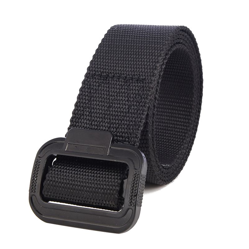 HOT Outdoor Tactical Nylon Waist Belt Webbing Adjustable Mountaineering Buckle Waistband_voghion.com
