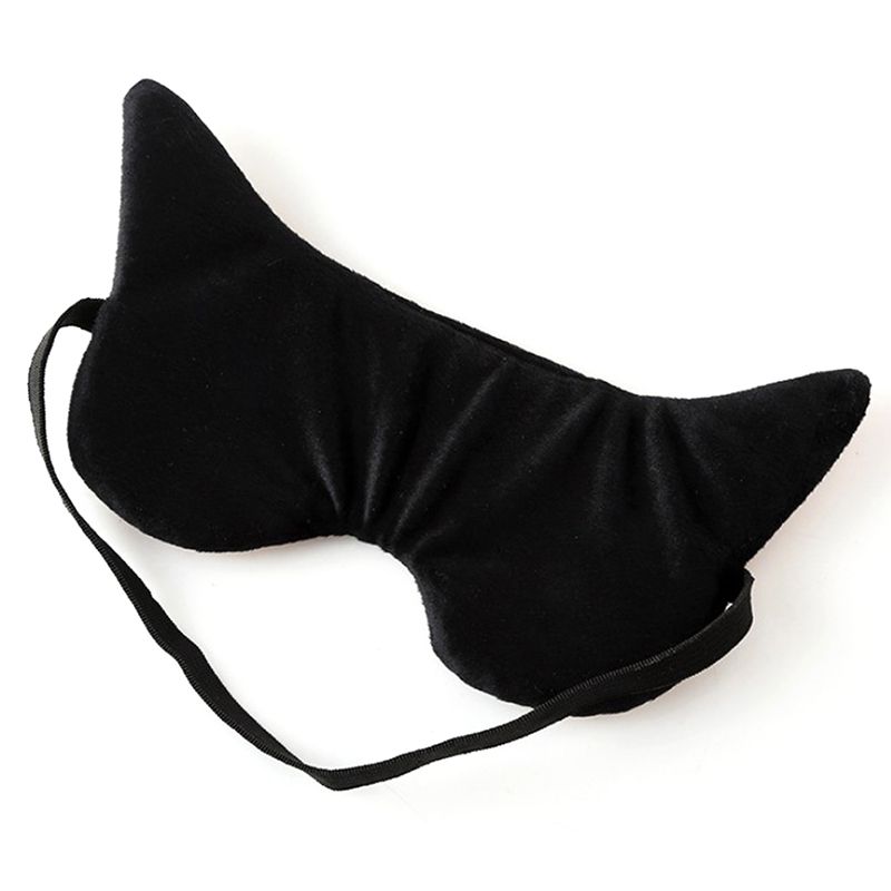 1 pz. Mascherina per dormire 3D carina, copri-occhi, benda morbida portatile da viaggio a forma di animale._voghion.com