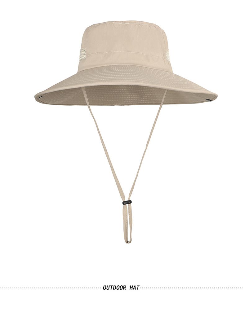 Cappello da sole a tesa larga da uomo - Cappello da esterno ad asciugatura rapida UPF 50+ per ciclismo, escursionismo e pesca_voghion.com