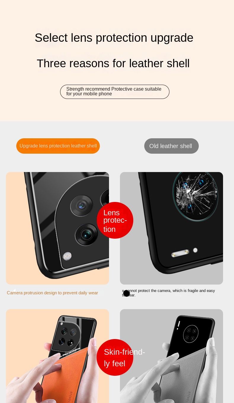 Custodia in pelle con texture per OnePlus 12 12R 11 11R 10 Pro 10T con supporto magnetico a ventosa per auto Coque Fundas Capa_voghion.com