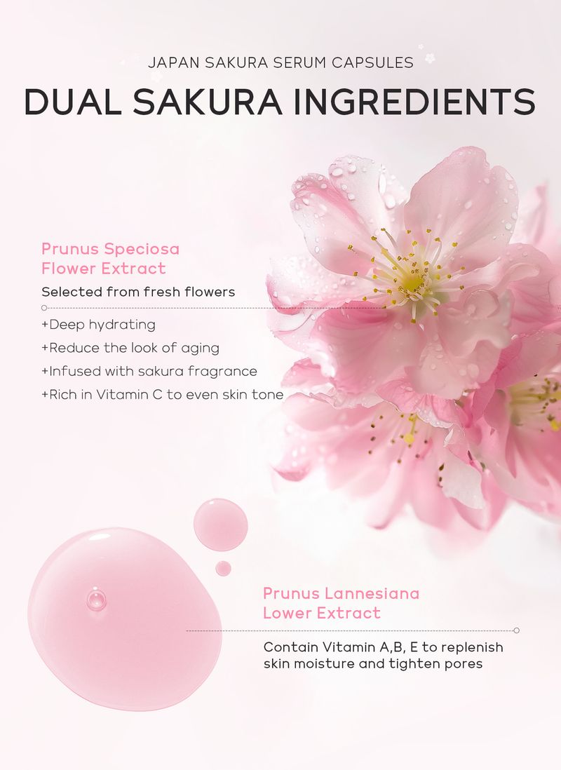 Laico Sakura Capsule 30 Capsule*0,5 ml Idratante, idratante e schiarente del colore della pelle_voghion.com