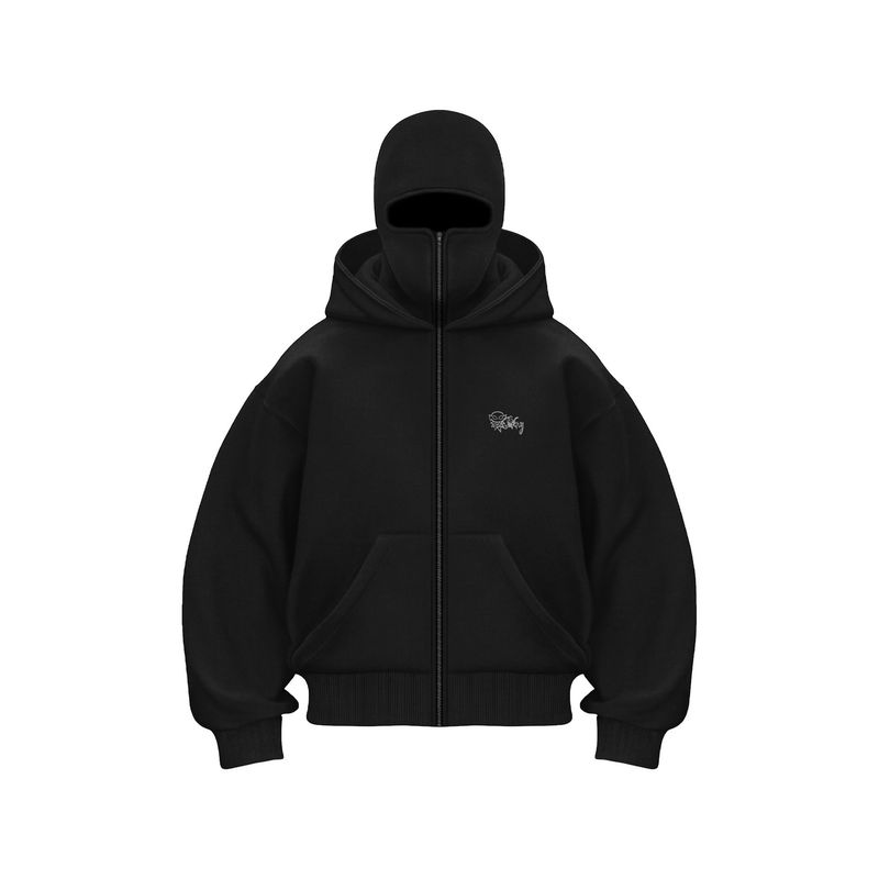 Men's Clothing Plus Velvet Double Hood Unique Design Hooded Sweatshirt Autumn And Winter New Men And Women Same Style Loose Y2K Sweatshirt_voghion.com