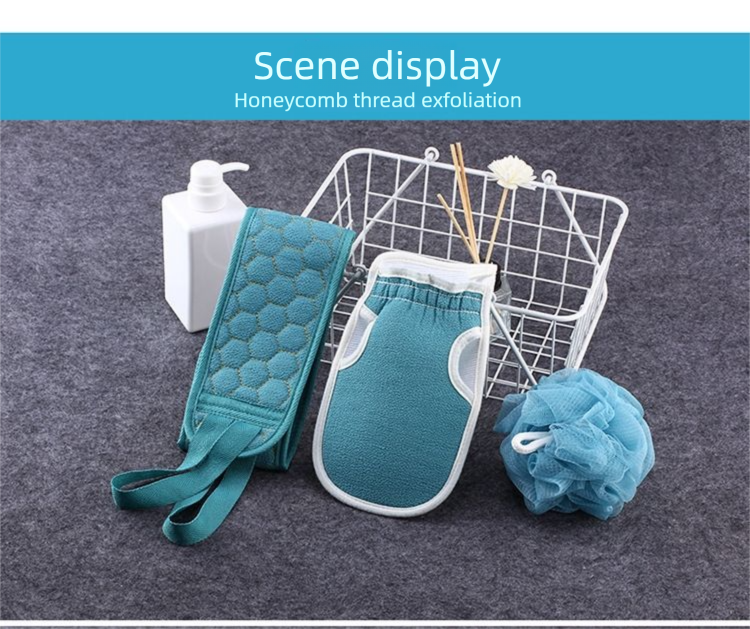 Creative Household Products Collection Practical Family Bath Scrub Towel Set Home Daily Supplies Small Grocery_voghion.com