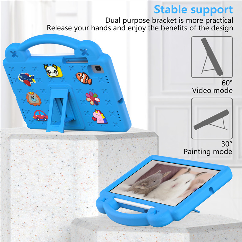 Panda Muster EVA Kunststoff PVC Fall Für Nokia T20 T 20 2021 10,36 zoll Fall Stoßfest Kickstand Tablet Kinder Griff Abdeckung Funda_voghion.com