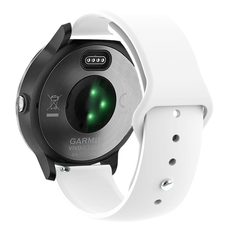 Cinturino in silicone da 20mm 22mm per Garmin Vivoactive 3 4 Band Watch Venu 2 SQ Forerunner 645 Bracciale da polso Garmin_voghion.com