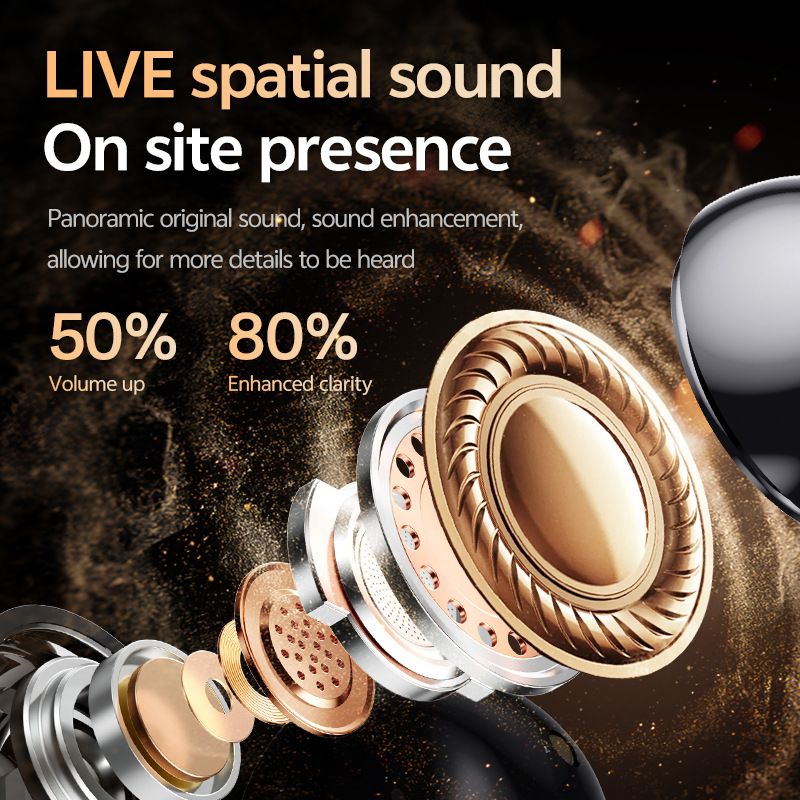 2025 New M110 Selected Private Model Ultra-Long Battery Life Noise-Cancelling High-Value Ear Clip Wireless Bluetooth_voghion.com