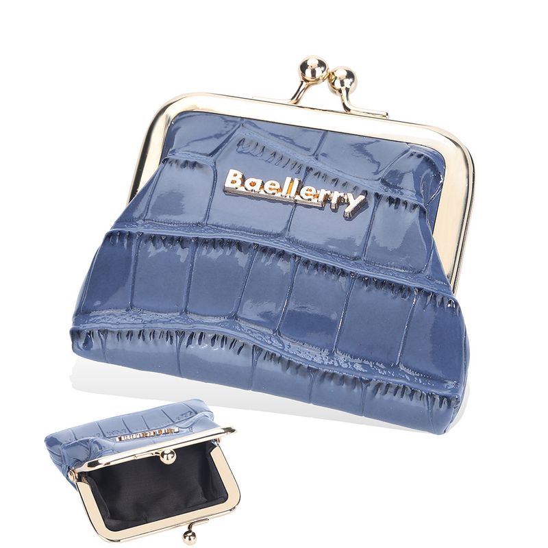 Baellerry, nuovo portafoglio da donna con motivo coccodrillo, mini portafoglio alla moda con monete_voghion.com