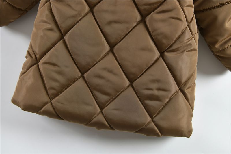 Abrigo grueso de invierno para niño: Chaqueta larga con capucha desmontable y cremallera (100-140 cm, negro/azul marino/caqui/bronce)_voghion.com