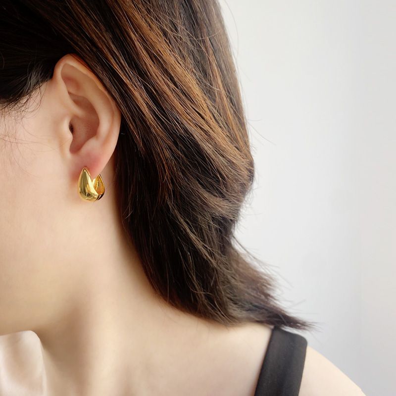 Ouerschnall Sterling Sëlwer Franséisch Retro Zweifarweg Antik Damen Ouerréng Einfach Moud Ins Stil High-End Bijouen_voghion.com