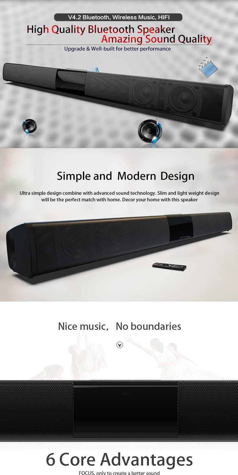 Bestverkochte soundbar home theater-luidspreker met Bluetooth_voghion.com