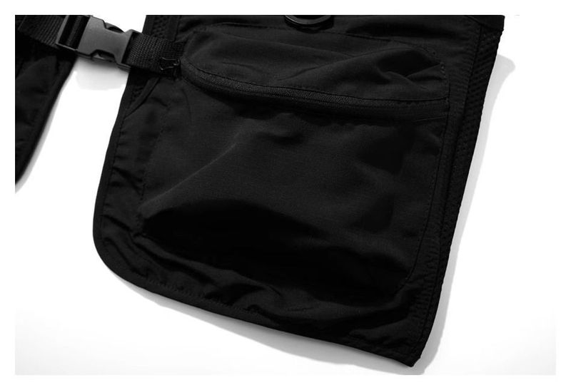 Herrenbekleidung Funktionelle Angelweste im Stil Lockere Berg-Arbeitskleidung Weste mit Tasche Hübsche verstellbare Jacke_voghion.com