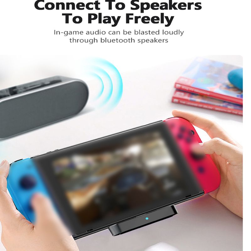 Nintendo Switch/Lite/PS4/Verici Bluetooth Adaptörü 5.0 Ses Oyun Aksesuarları USB Type-C Konnektörlü PC/Dizüstü Bilgisayar İçin_voghion.com