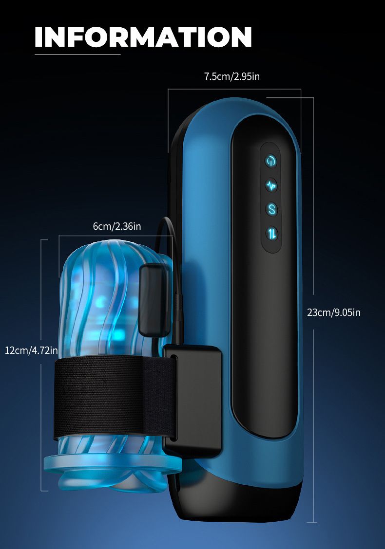 TD Automatic Male Masturbator IPX7_voghion.com