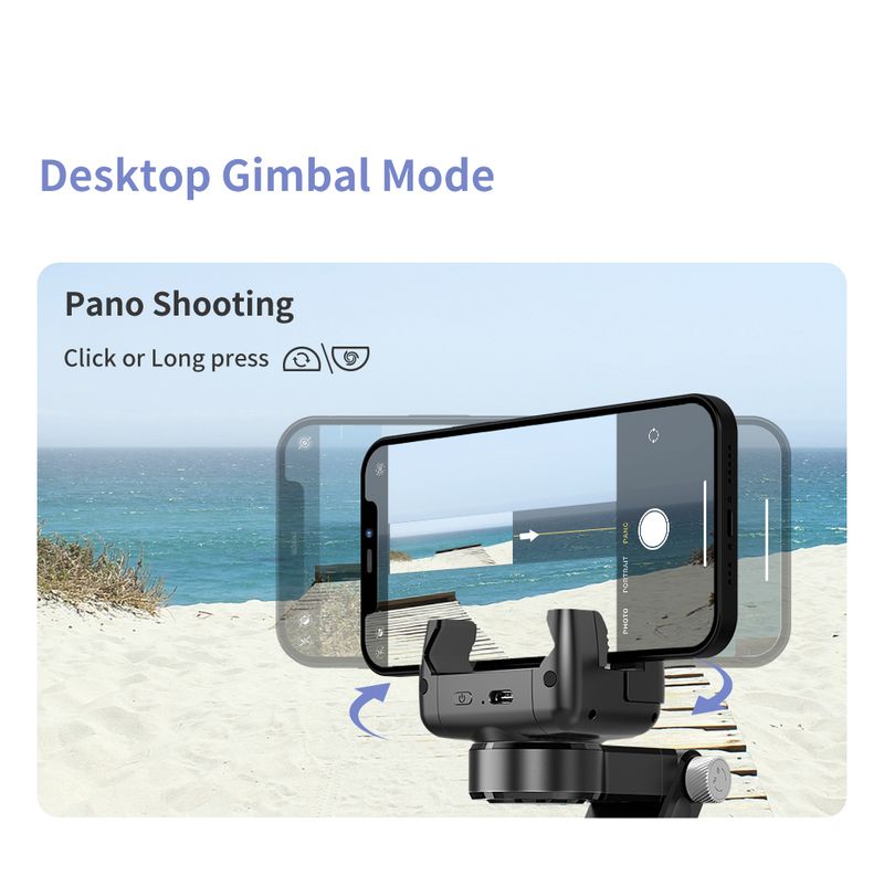 Selfie Stick Phone Gimbal Stabilizer For IPhone Android Action Camera Tripod Cellphone Mobile Cell Smartphone Handle_voghion.com