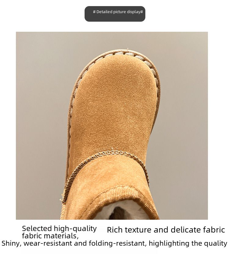 Calçados infantis de outono e inverno, sapatos infantis de algodão para bebês, botas de neve infantis com forro de lã, botas Martin, moda para meninos e meninas, botas curtas_voghion.com