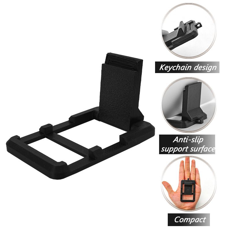 New Compact Foldable Portable Lazy Phone Stand Desktop Plastic Decoration Ornament_voghion.com