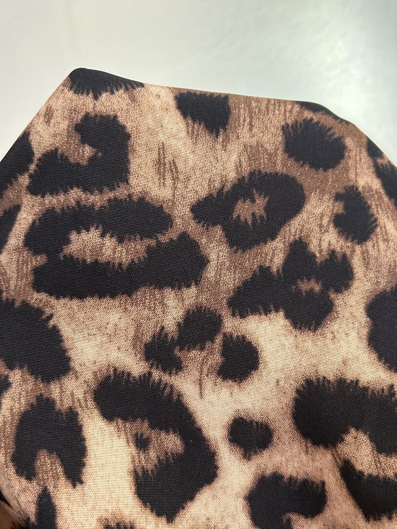 Vêtements pour femmes Printemps Imprimé léopard Ample et confortable Pantalon à manches longues Ensemble deux pièces_voghion.com