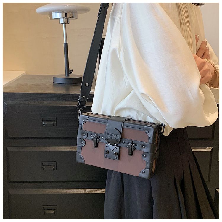 Γυναικεία τσάντα Crossbody, Ρετρό μικρή τσάντα σε κουτί, Γυναικεία τσάντα Crossbody, Μικρή τετράγωνη τσάντα_voghion.com
