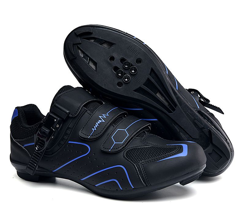Fahrradschuhe mit Schloss für Herren und Damen, Fahrradschuhe für den Außenbereich, Straßensport, reflektierende Streifen mit Schlössern, Mountain Road Cycling Power-Schuhe_voghion.com