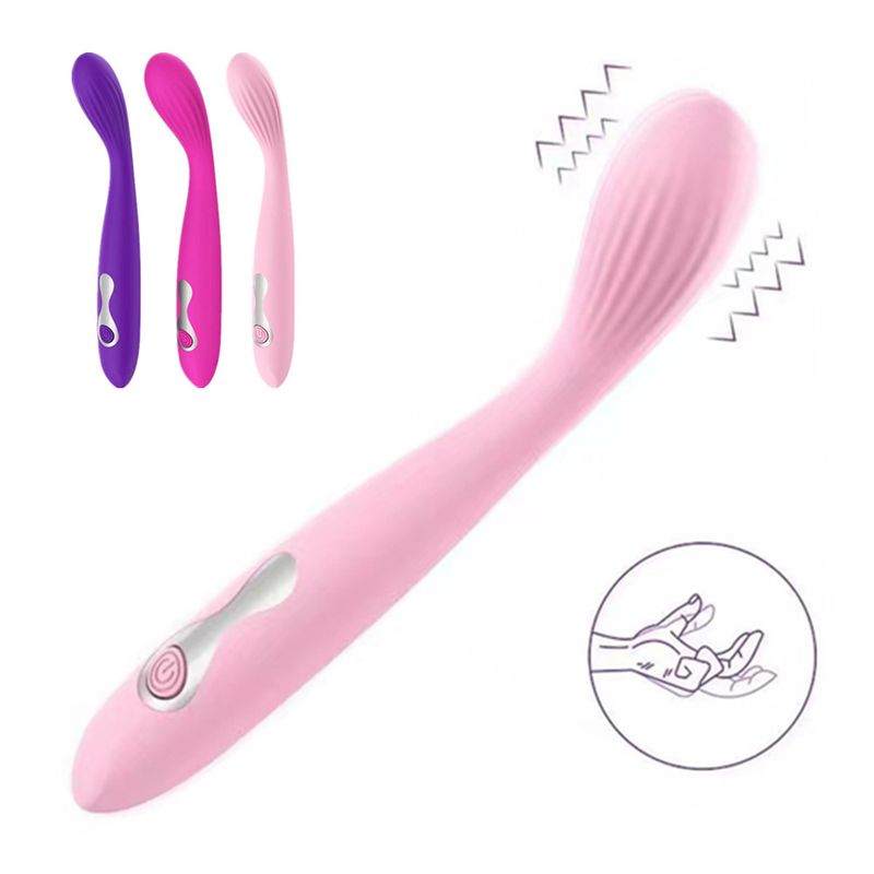 Vibromasseur de massage rechargeable Shirley pour femme, double point G, produits pour adultes_voghion.com