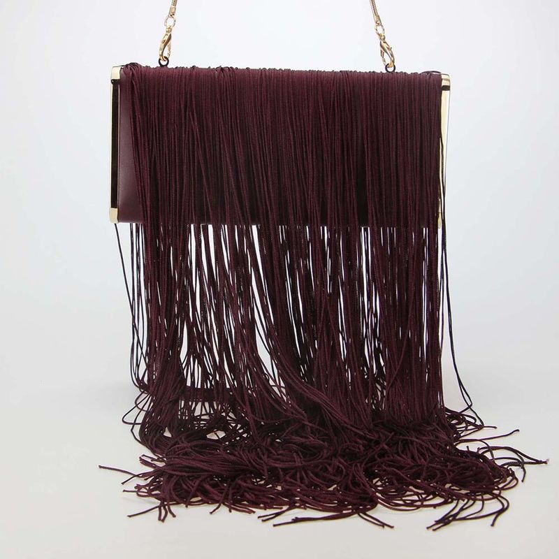 Borsa a tracolla intrecciata con nappe di grande capacità, tendenza moda di fascia alta, nuovi modelli autunno e inverno 2025, per il tempo libero, per tutti i giorni, per spostamenti semplici_voghion.com