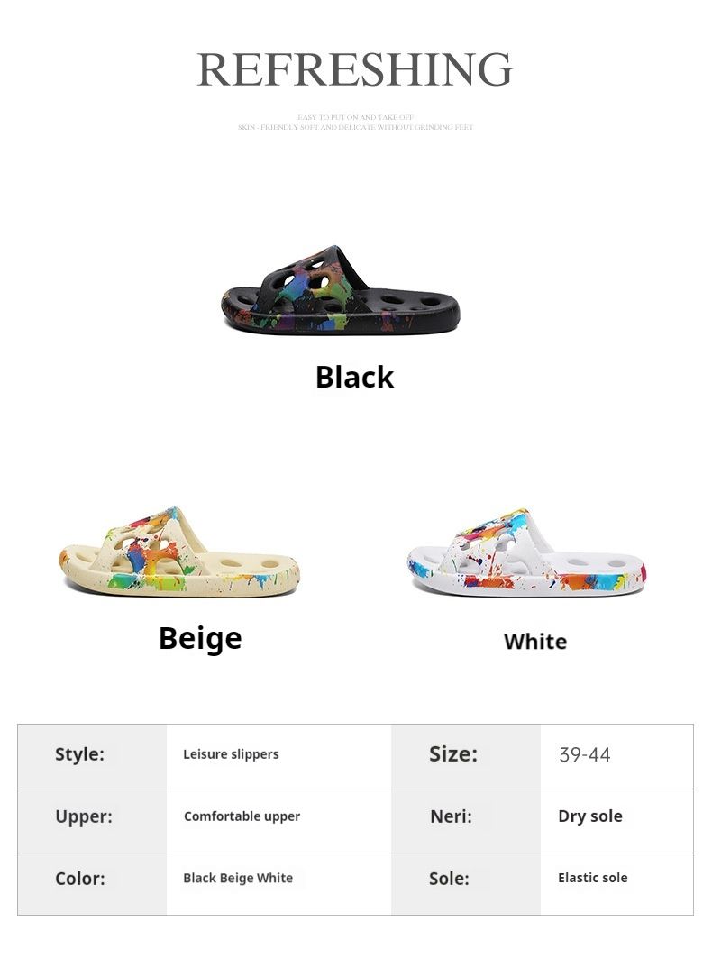 2024 Estate Nuovo Bagno Interno Esterno Casual Pantofole Grande Moda Coreana Versatile Camo Trendy Scarpe da Uomo_voghion.com