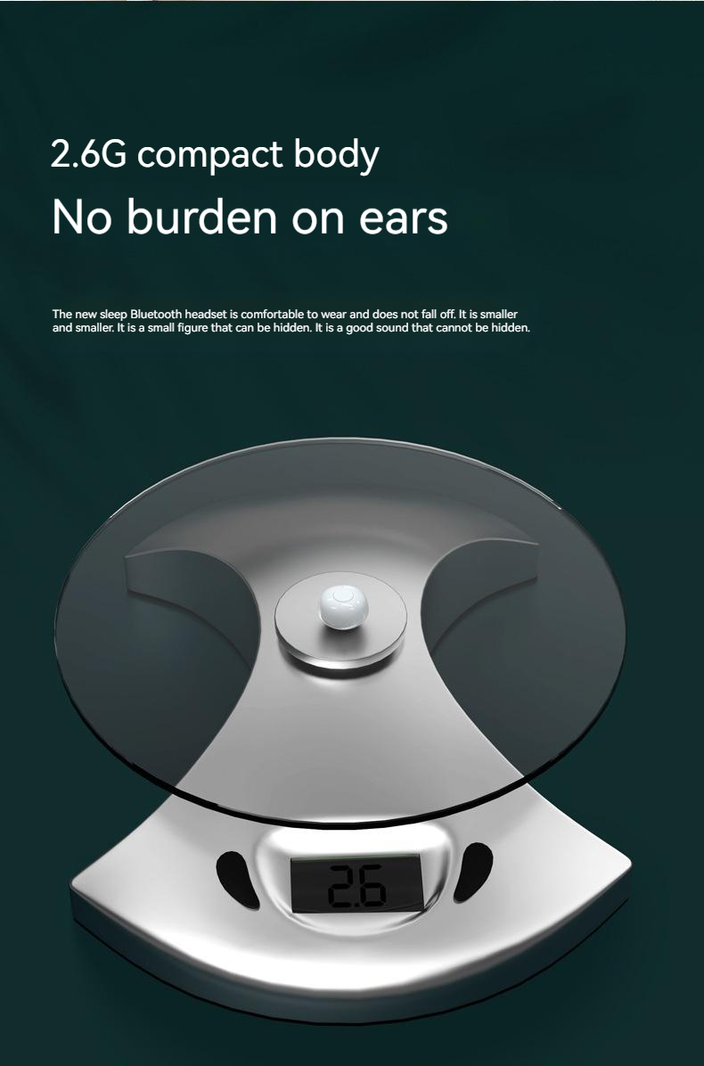 Căști invizibile noi Căști Bluetooth fără fir Mini căști intraauriculare cu două urechi Căști ascunse de înaltă calitate a sunetului_voghion.com