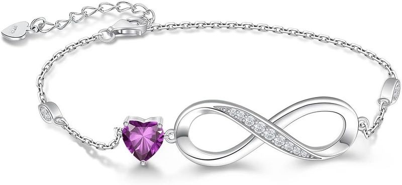 Onendlech Léift Zyklus 8 Charakter Bracelet weiblech Perséinlechkeet Vera Bracelet Mikro Inlaid_voghion.com