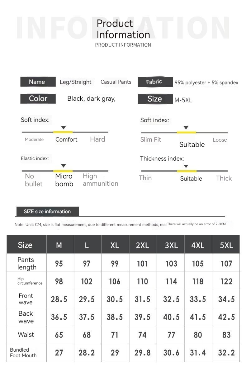 Autumn casual men's oversized loose and versatile leggings, work sports pants, autumn zippered pants_voghion.com