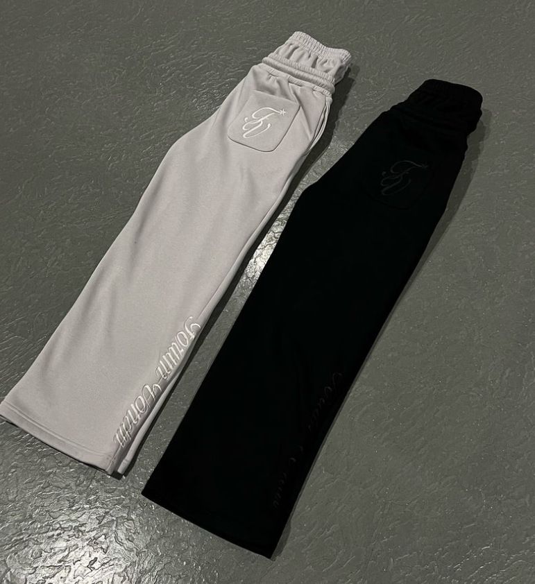 Roupas masculinas novas calças casuais esportivas americanas estampadas calças casuais cintura alta retas calças casuais masculinas_voghion.com