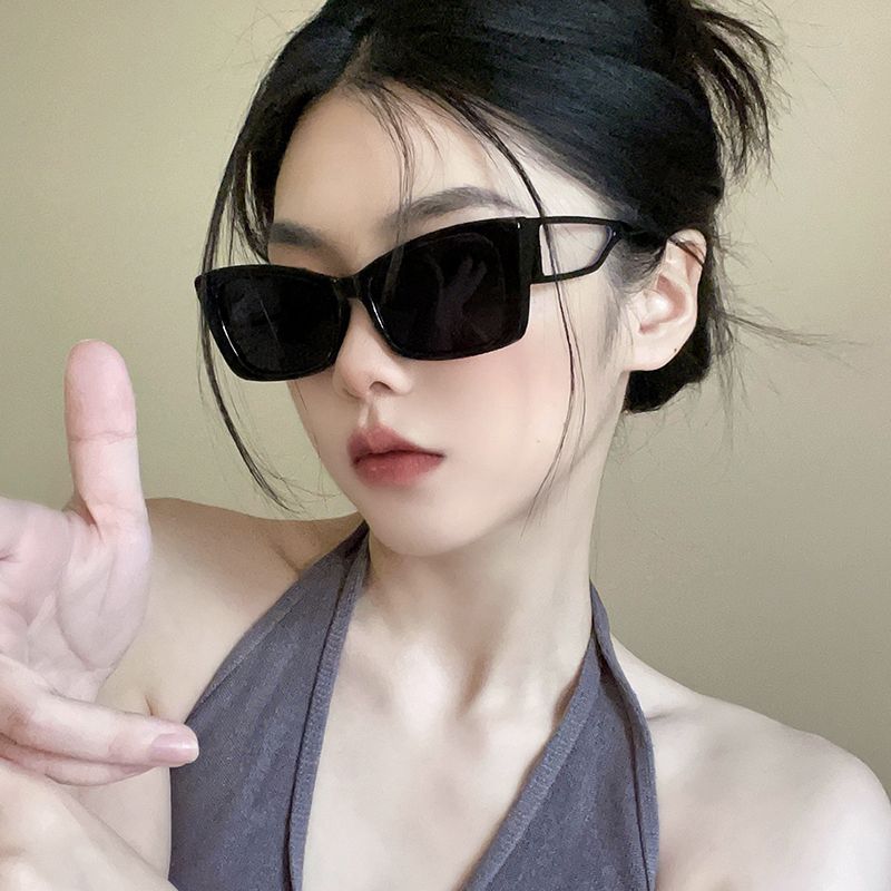 Cat's Eye Retro Small Frame Sunglasses Girl Glasses Sunscreen Myopia Sunglasses Tide Small Face_voghion.com