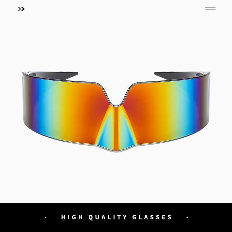 Cyberpunk Future Technology Integrato Frameless Per Danze Maschili E Femminili Jumping Di Chickbeak Sunglasses_voghion.com