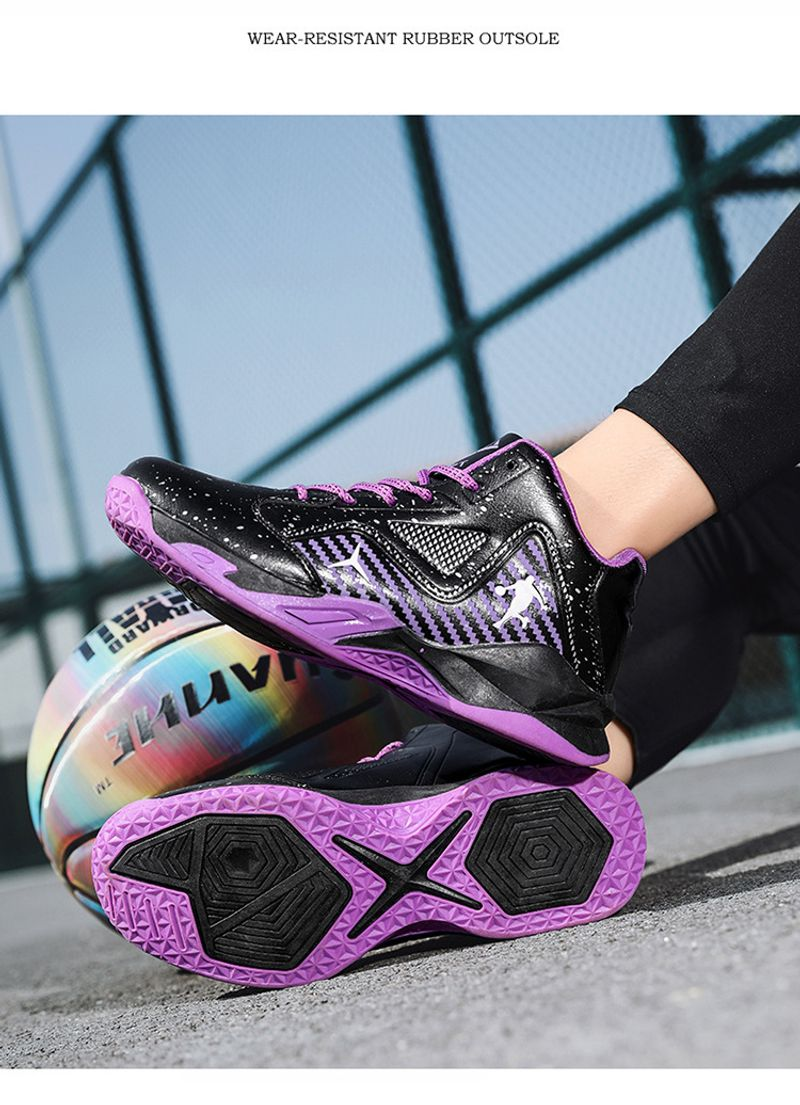 Men's plus size venom basketball sneakers, combat boots, high-top shoes, sports casual shoes for boys and young people_voghion.com